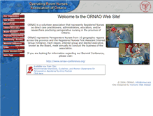 Tablet Screenshot of ornao.org